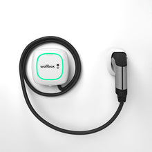 Încarcă imaginea în vizualizatorul Galerie, Wallbox Pulsar Plus PLP1 - M - 2 - 4 - 9 - 001, statie de incarcare auto trifazica alba, 22 kW Type 2 + cablu de 7m - Giaul