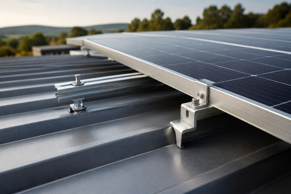 Montaj fotovoltaic pe tablă cutată: perforare sau cleme mecanice