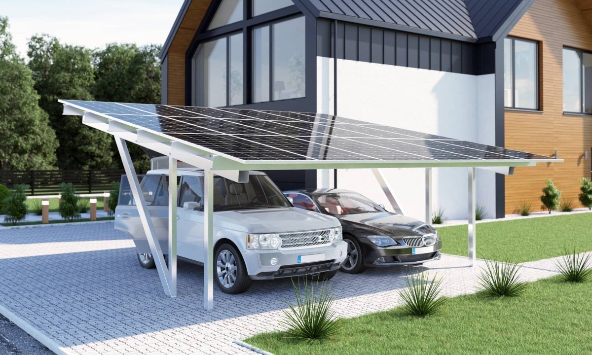 Ce este un carport cu acoperiș solar, cât costă și ce avantaje oferă?