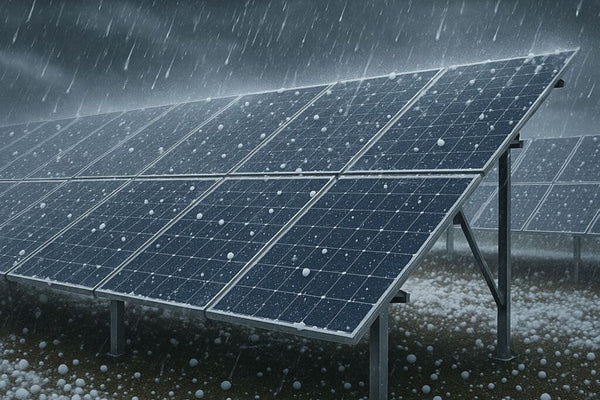 Panouri fotovoltaice și grindină: cât de rezistente sunt și ce măsuri de protecție există