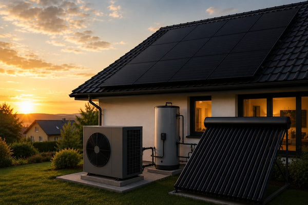 Pompă de căldură + solar termic sau fotovoltaic? Ce arată calculul