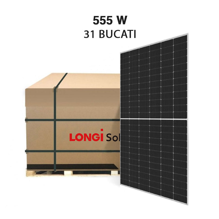Palet panouri fotovoltaice LONGi Solar 555 W monocristaline LR5-72HPH-555M