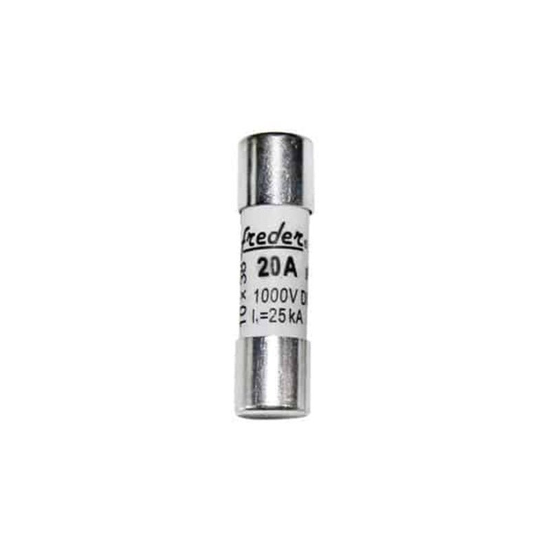 Siguranta fuzibila cilindrica Freder 10x38 mm 20A 1000V DC (88 - 8200) - Giaul